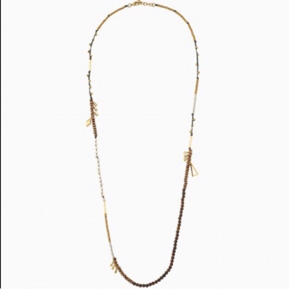 :: Stella & Dot Reina Wrap Necklace - Neutral ::